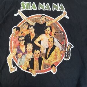 1980 Sha Na Na Band T Shirt Mens Black‎ Size Large (READ)  Vintage Screen Stars